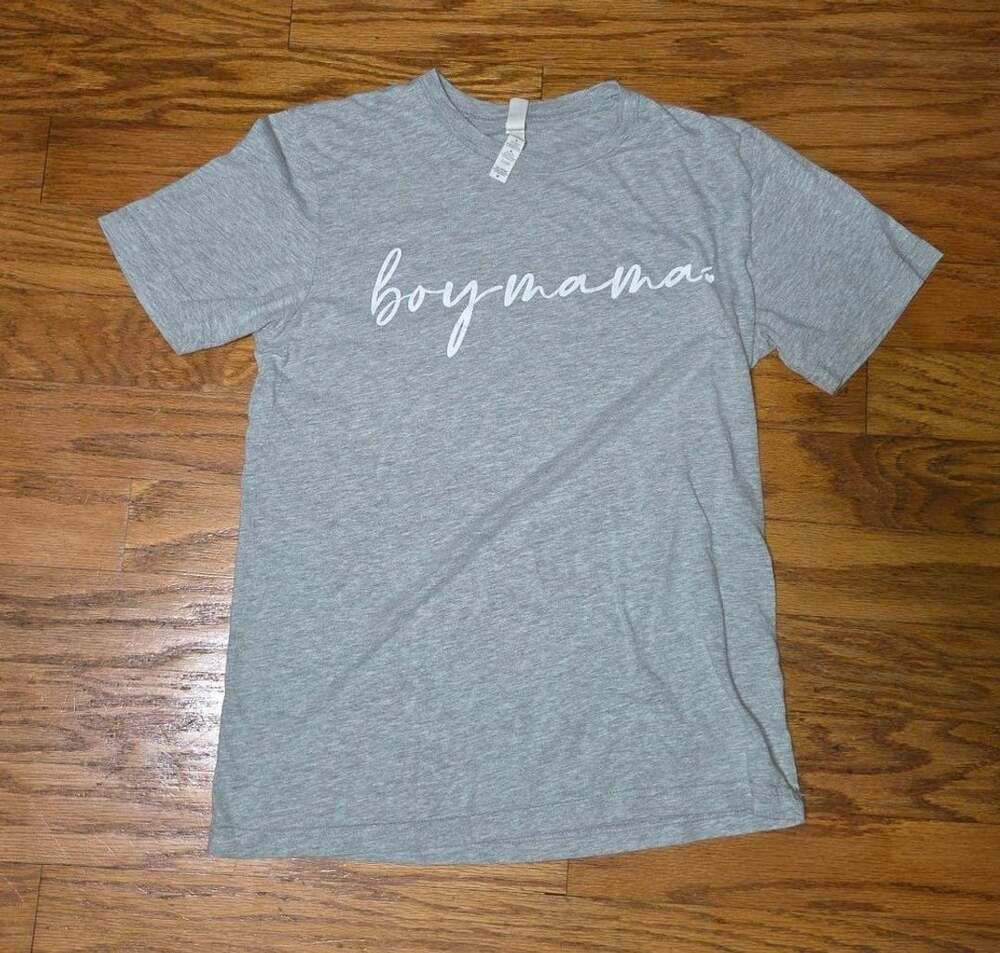 Canvas Boy Mama T-Shirt